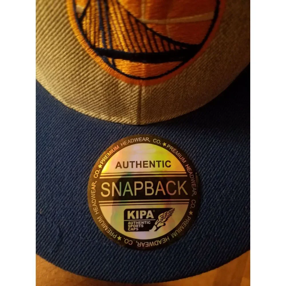Golden State‎ Warriors Kipa Snapback Hat Premium Head Wear